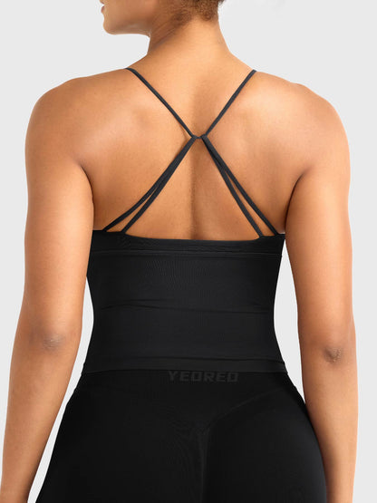 Sculptelle Vinianna Strappy Back Longline Tank