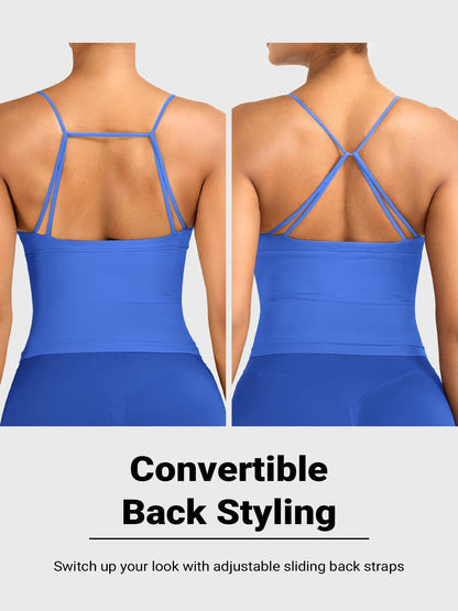 Sculptelle Vinianna Strappy Back Longline Tank