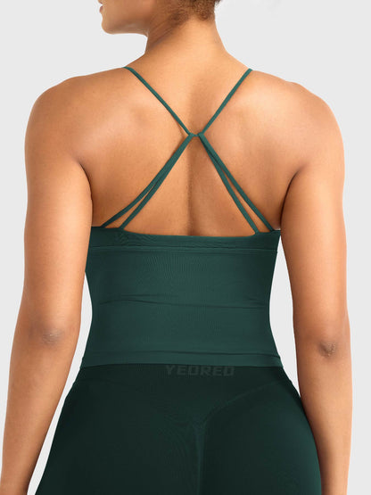 Sculptelle Vinianna Strappy Back Longline Tank