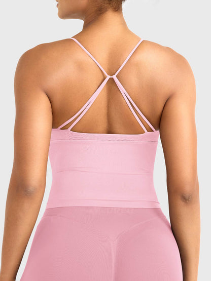 Sculptelle Vinianna Strappy Back Longline Tank